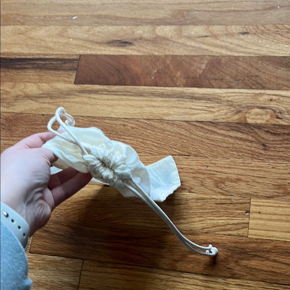 GANNI White Drawstring Bag - Picture 3 of 3